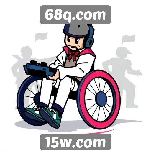 Acessibilidade de jogos no site 68q.com